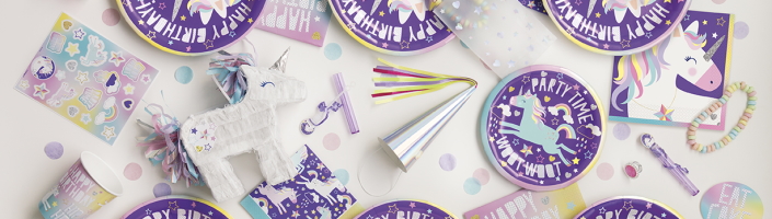 Unicorn Themed Party Supplies